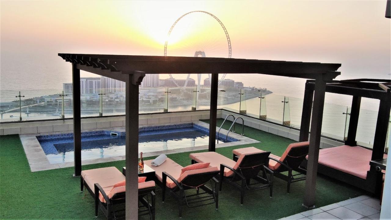 شقة Jbr Penthouse With Terrace Pool دبي المظهر الخارجي الصورة