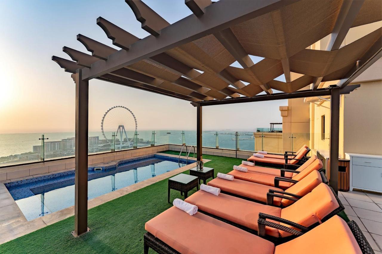 شقة Jbr Penthouse With Terrace Pool دبي المظهر الخارجي الصورة